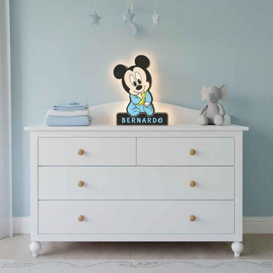 Luminária Mickey Mouse Personalizável