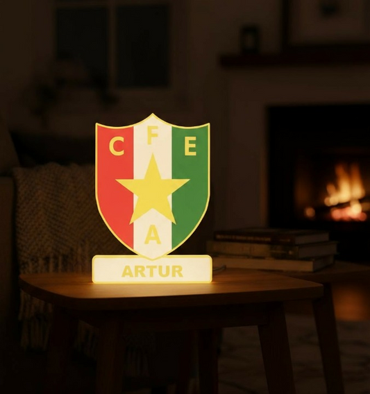 Luminária Estrela da Amadora Personalizável