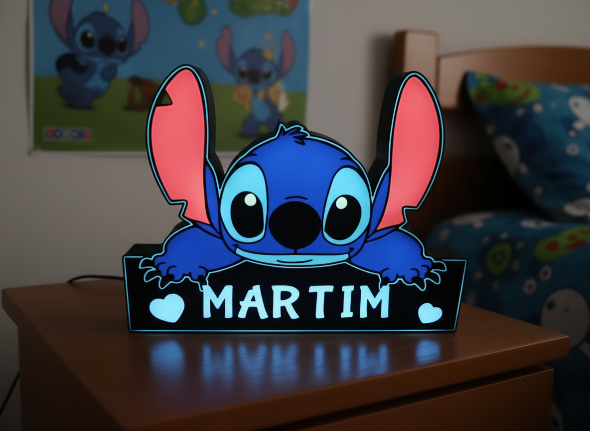 Luminária Stitch Personalizável
