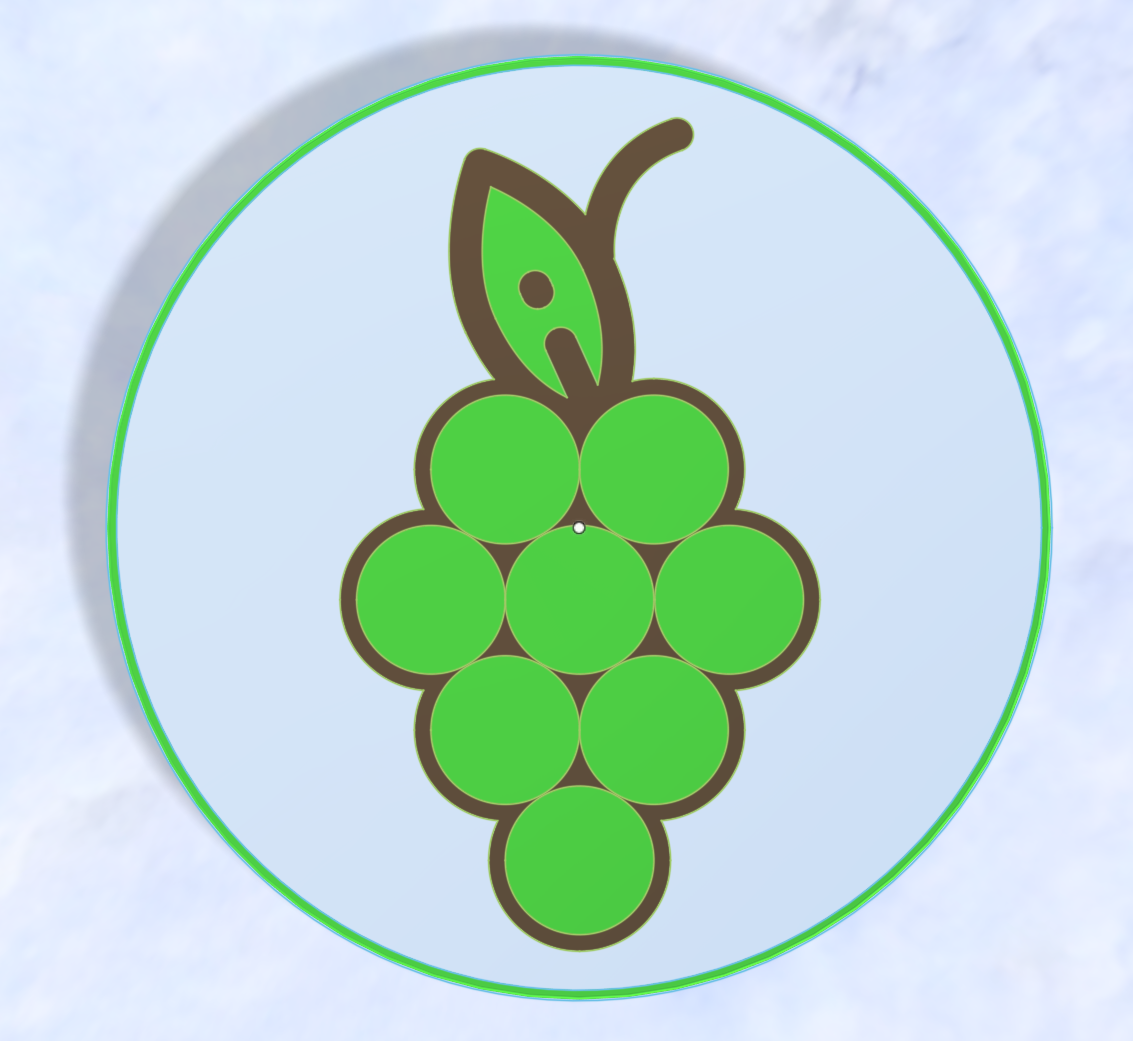 Base de Copos Frutadas Personalizável (9 unidades)