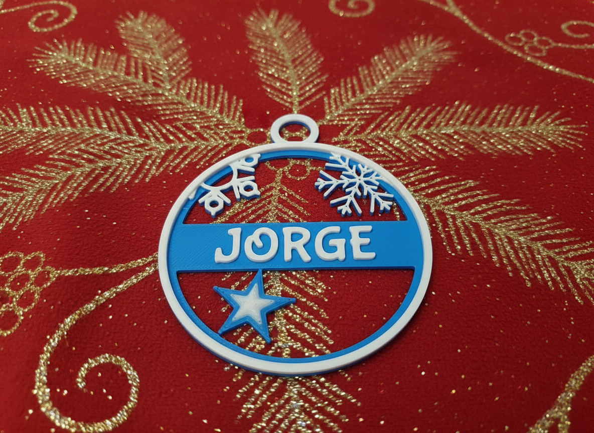 Pack 5 Argolas Natal Personalizáveis