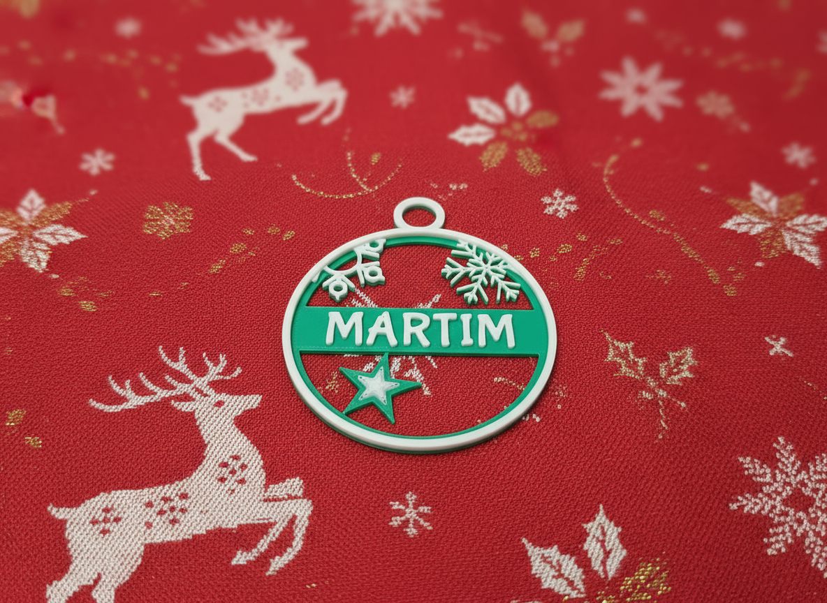 Pack 5 Argolas Natal Personalizáveis