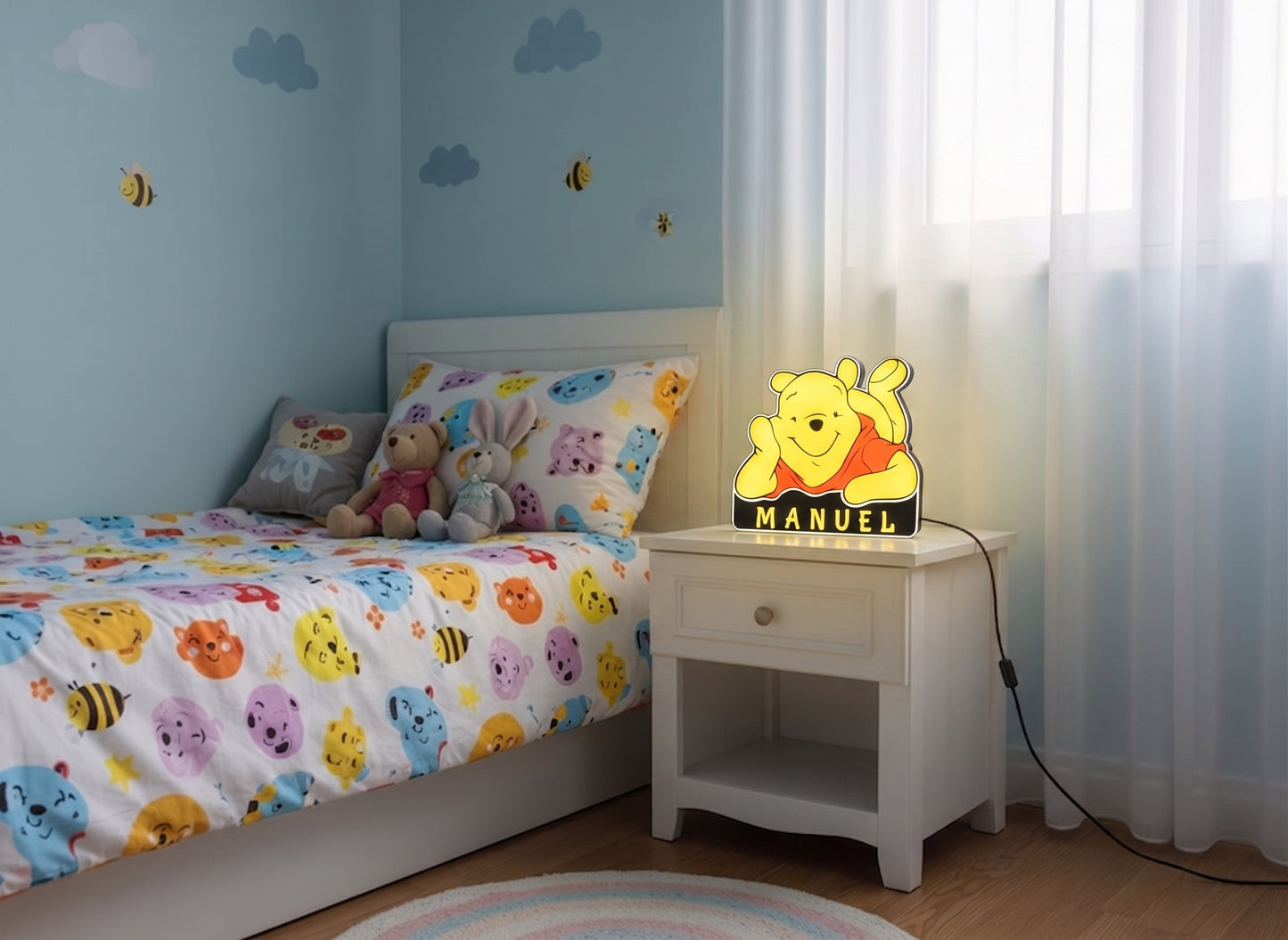 Luminária Personalizável Winnie the Pooh