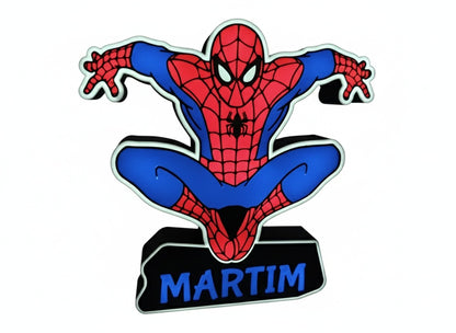 Luminária SpiderMan Personalizável
