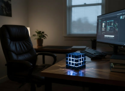 Cubo Luminoso Decorativo 3D