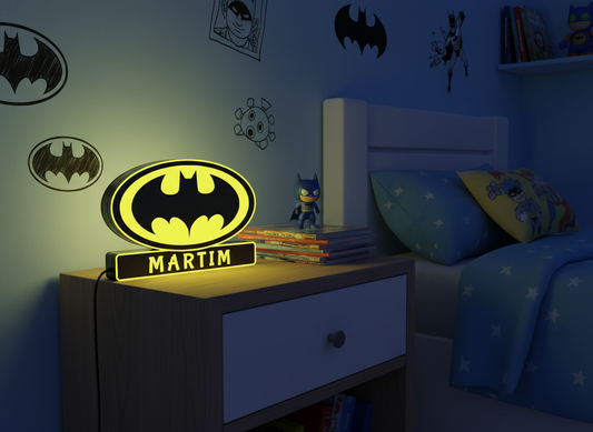 Luminária Batman Personalizável