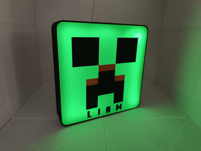 Luminária Minecraft Personalizável