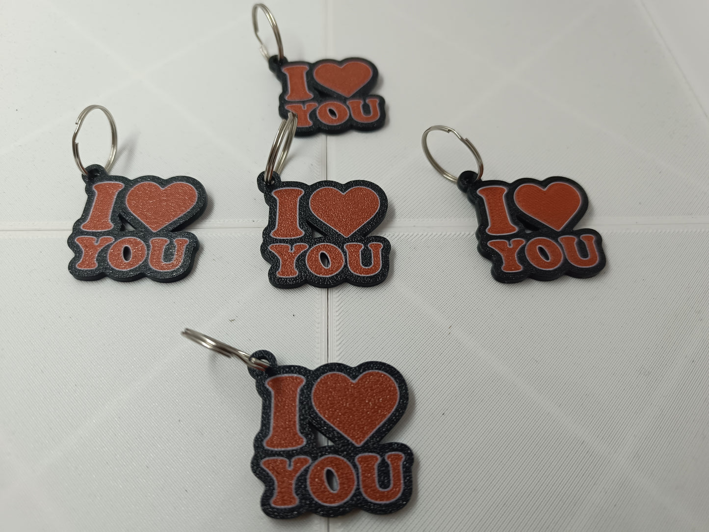 Porta-chaves “I ❤️ YOU” — Amor em cada detalhe 🔑❤️