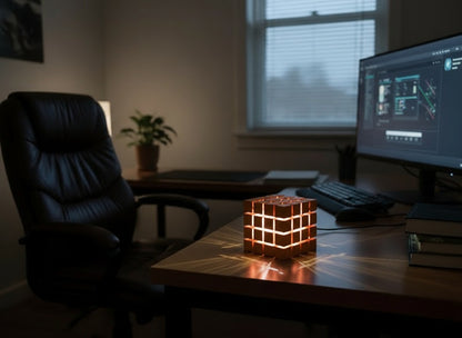 Cubo Luminoso Decorativo 3D