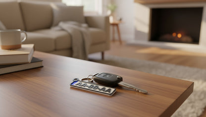 Porta-Chaves Matricula Personalizável