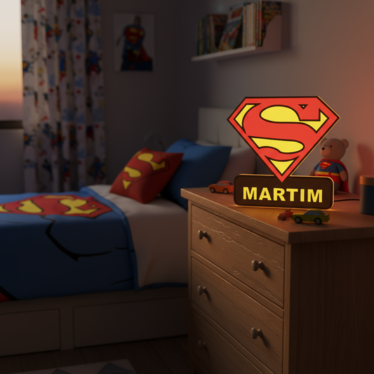 Luminária Superman Personalizável