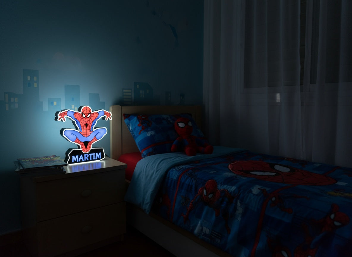 Luminária SpiderMan Personalizável