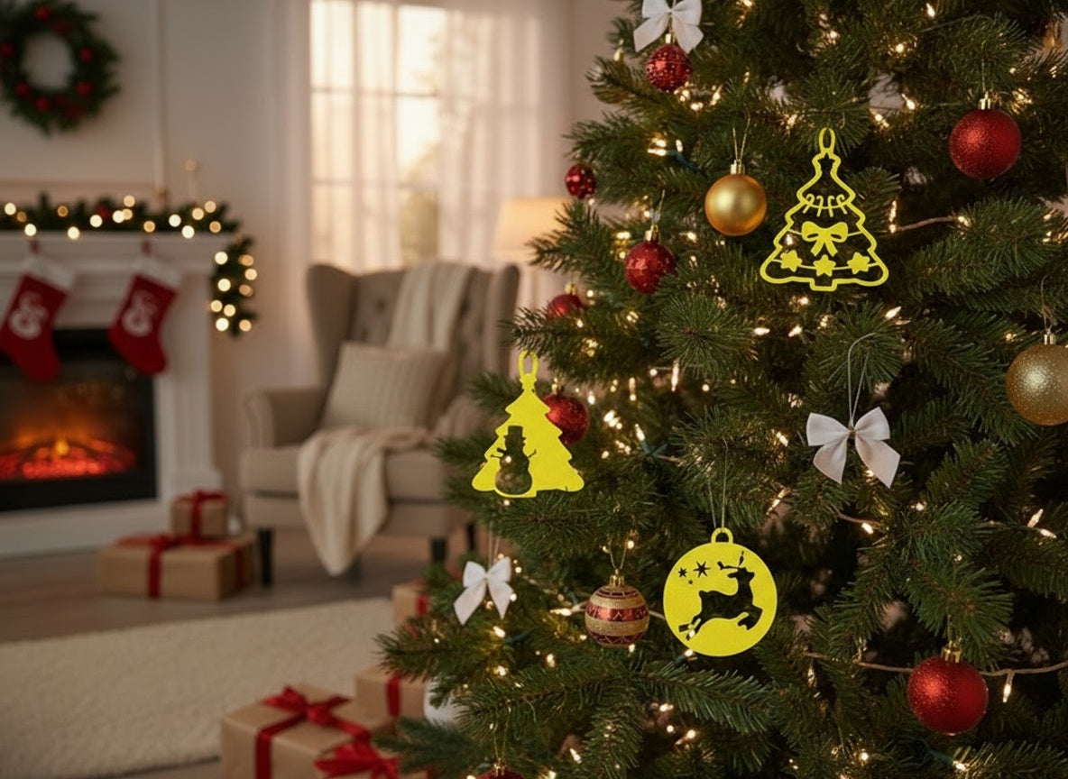 Pack 6 Ornamentos Cor Personalizada 3 x 2