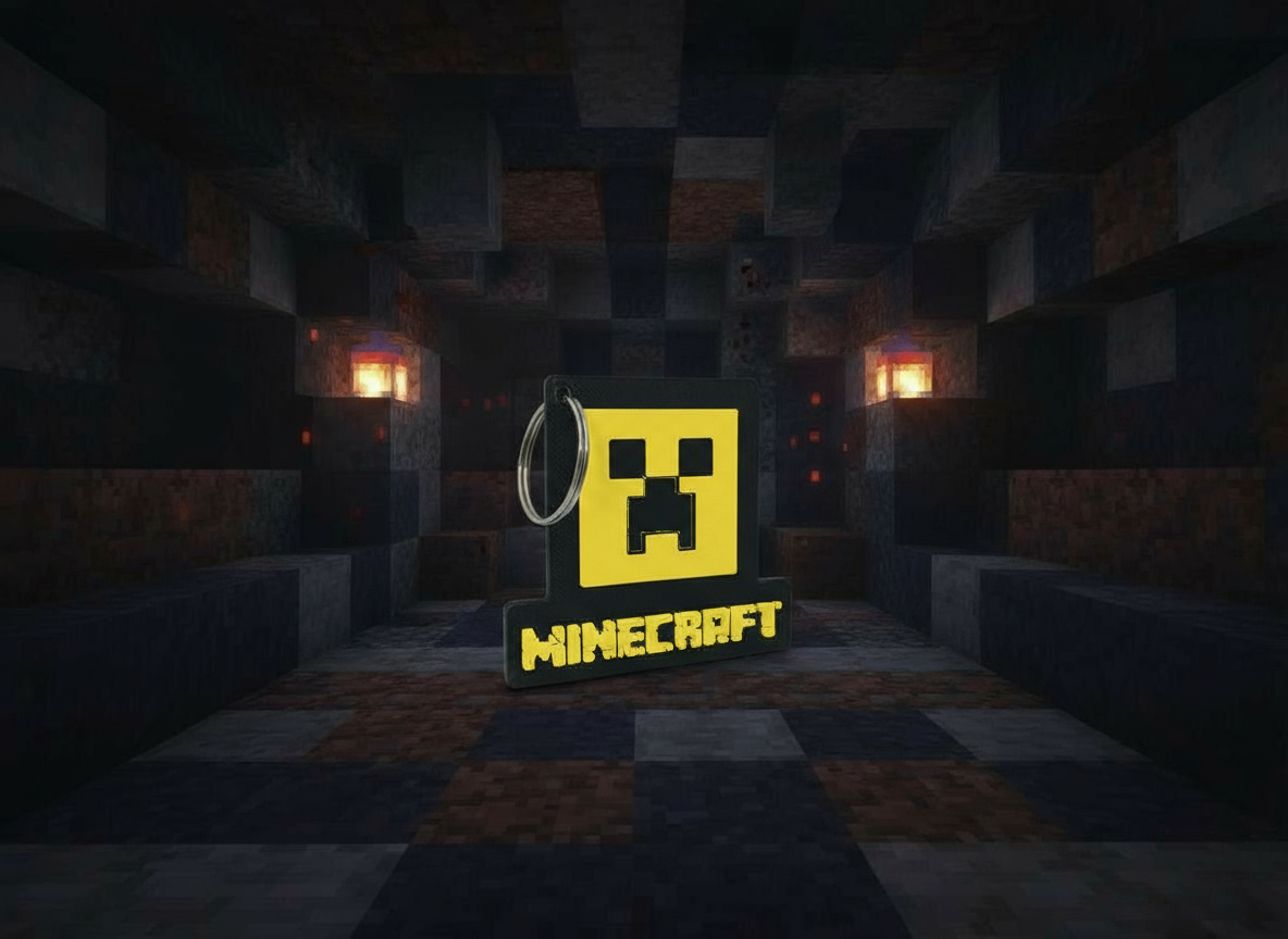 Porta-Chaves Minecraft Creeper