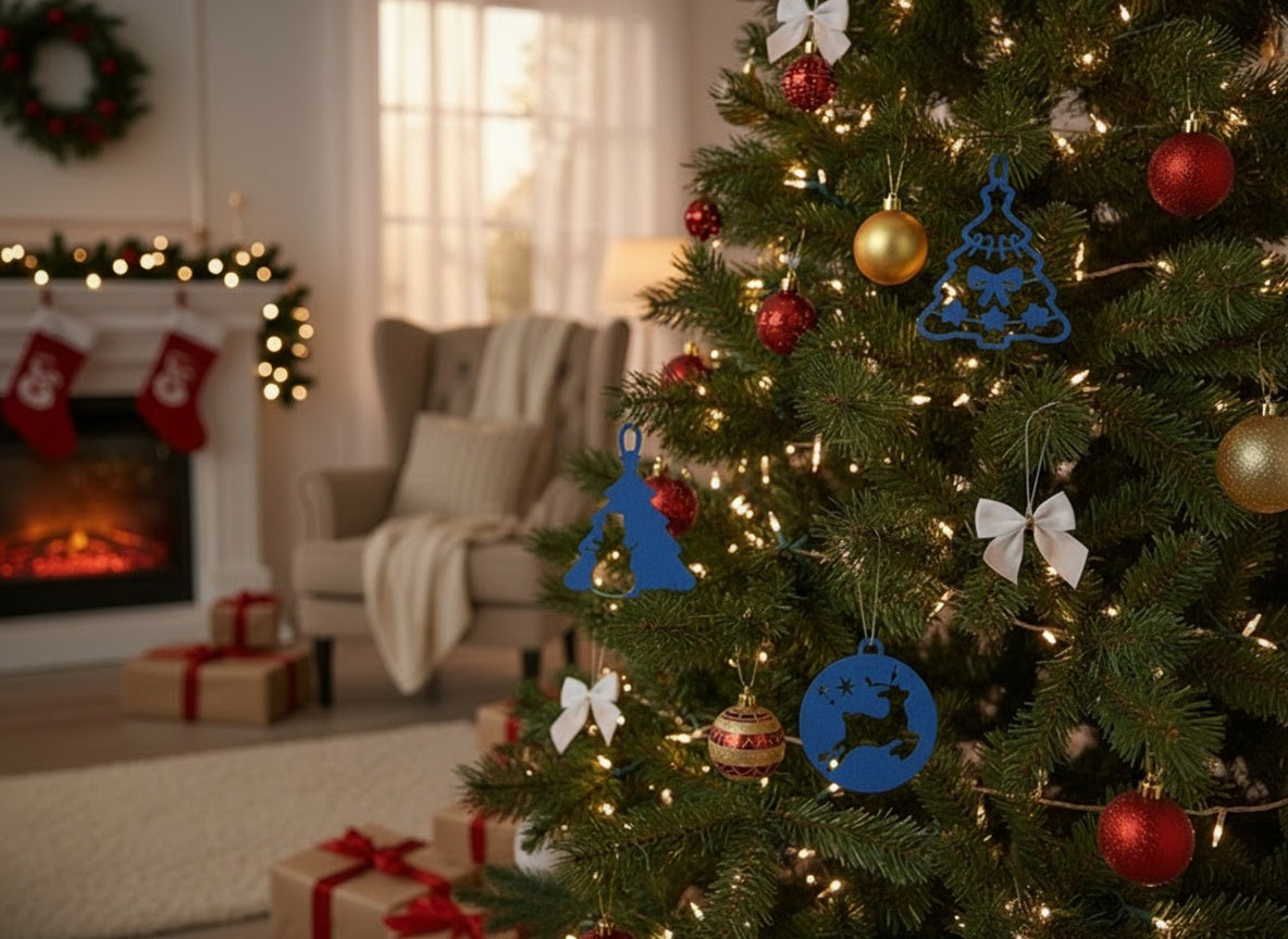 Pack 6 Ornamentos Cor Personalizada 3 x 2