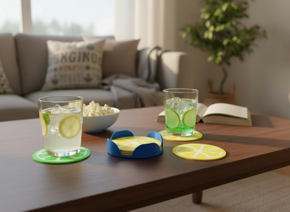 Base de Copos Limão (6 unidades)