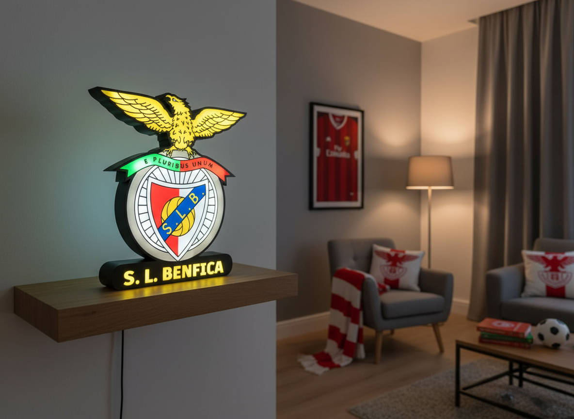 Luminária Benfica Personalizável