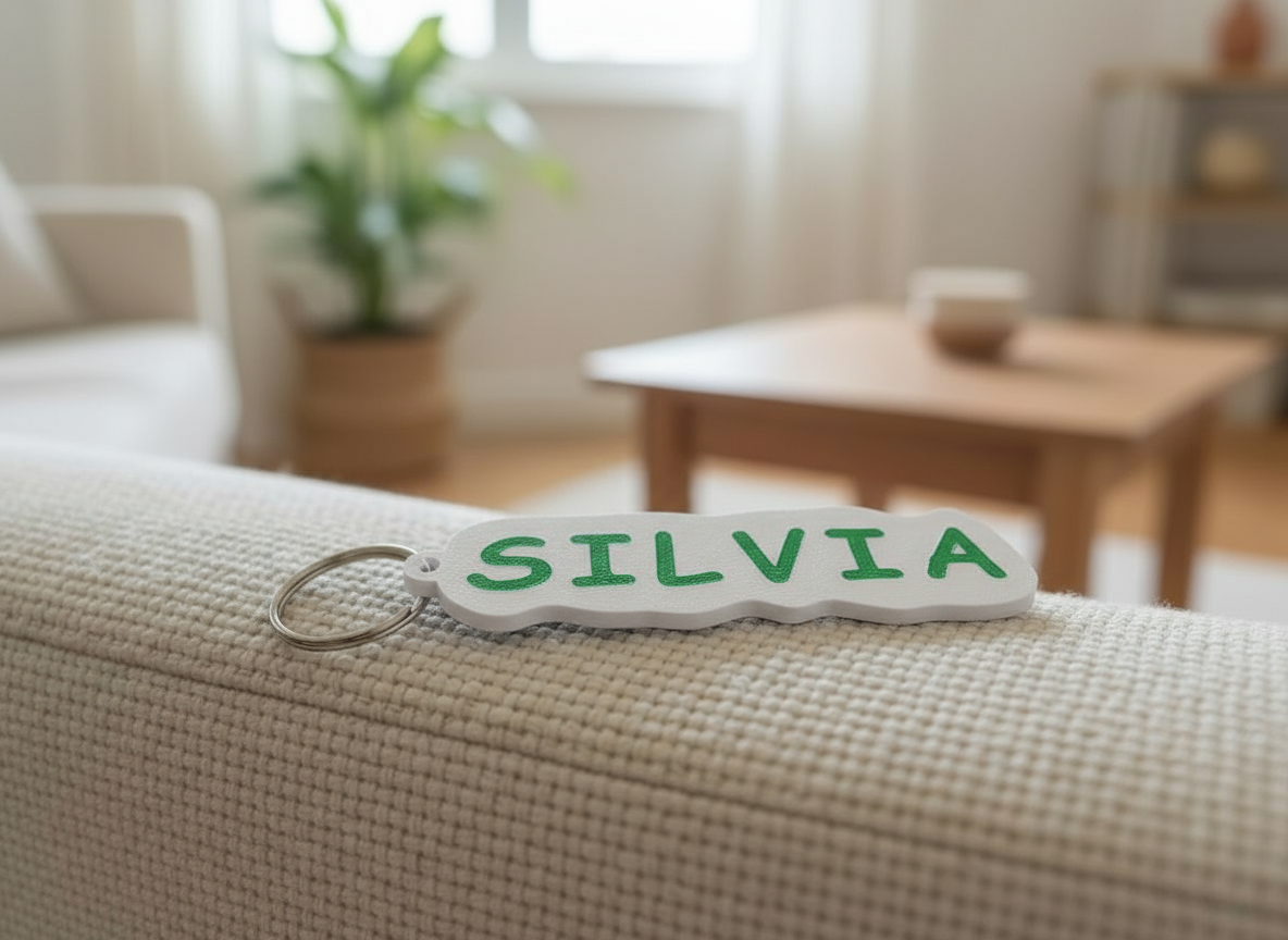 Porta-Chaves sem Relevo Personalizável