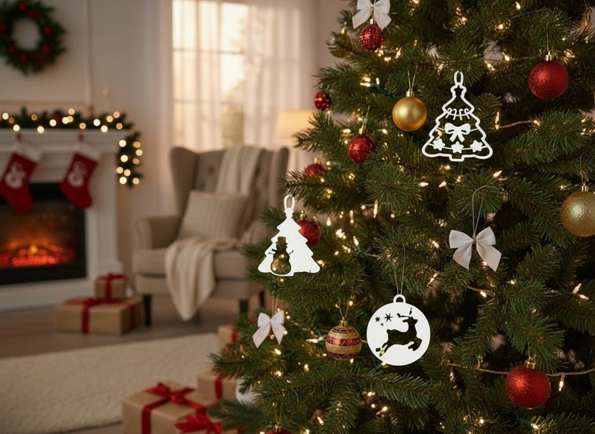 Pack 6 Ornamentos Cor Personalizada 3 x 2