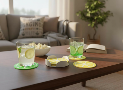 Base de Copos Limão (6 unidades)