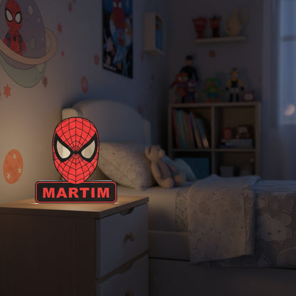 Luminária Spiderman Personalizável