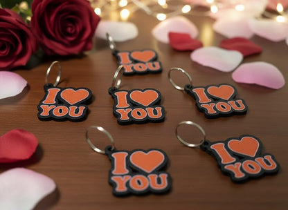 Porta-chaves “I ❤️ YOU” — Amor em cada detalhe 🔑❤️