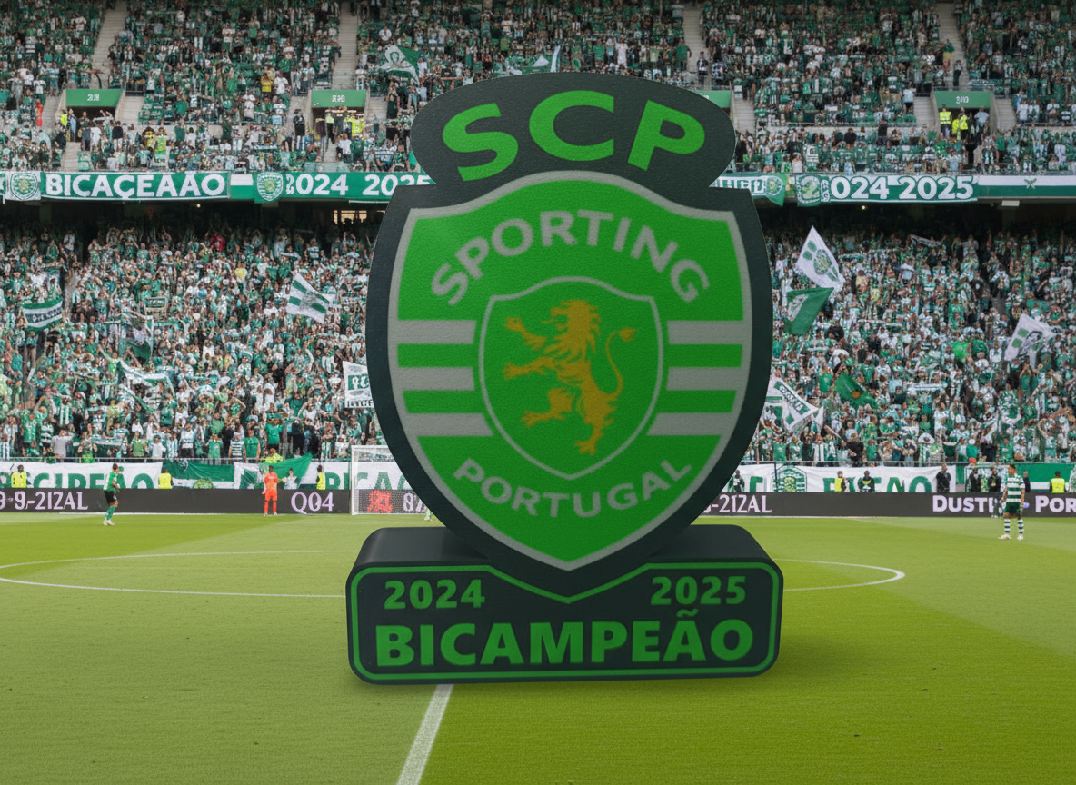 Luminária Sporting Bicampeao
