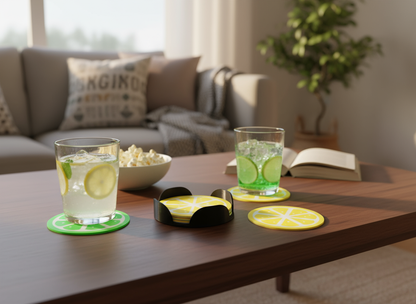 Base de Copos Limão (6 unidades)