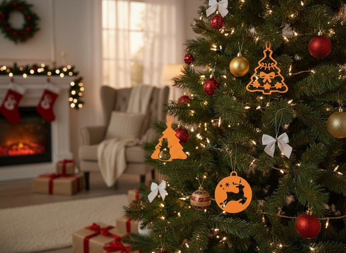 Pack 6 Ornamentos Cor Personalizada 3 x 2