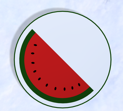 Base de Copos Frutadas Personalizável (9 unidades)