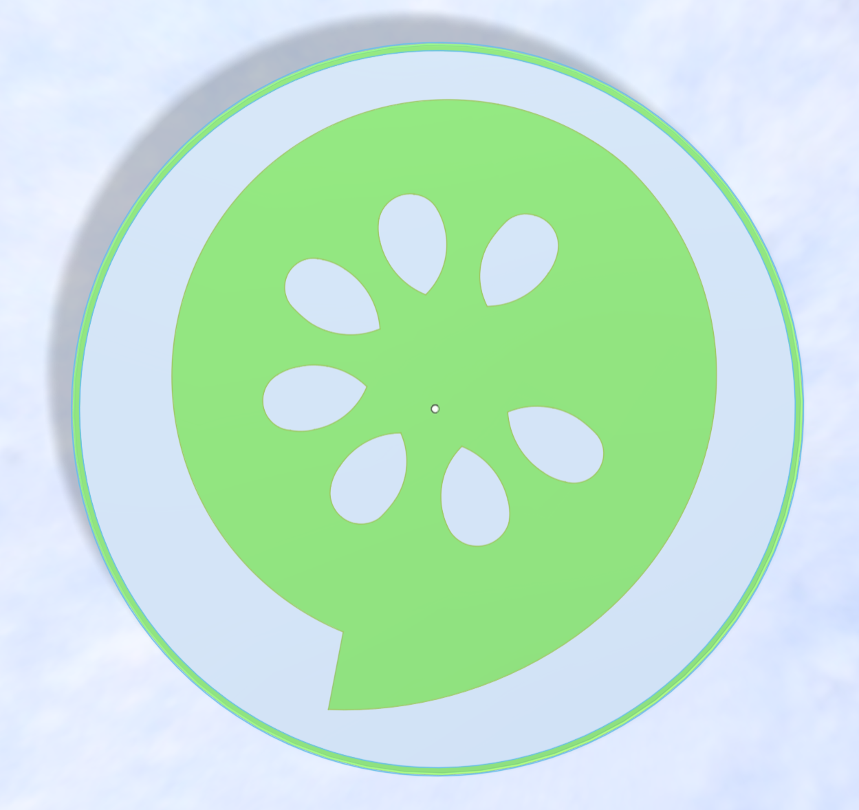 Base de Copos Frutadas Personalizável (9 unidades)