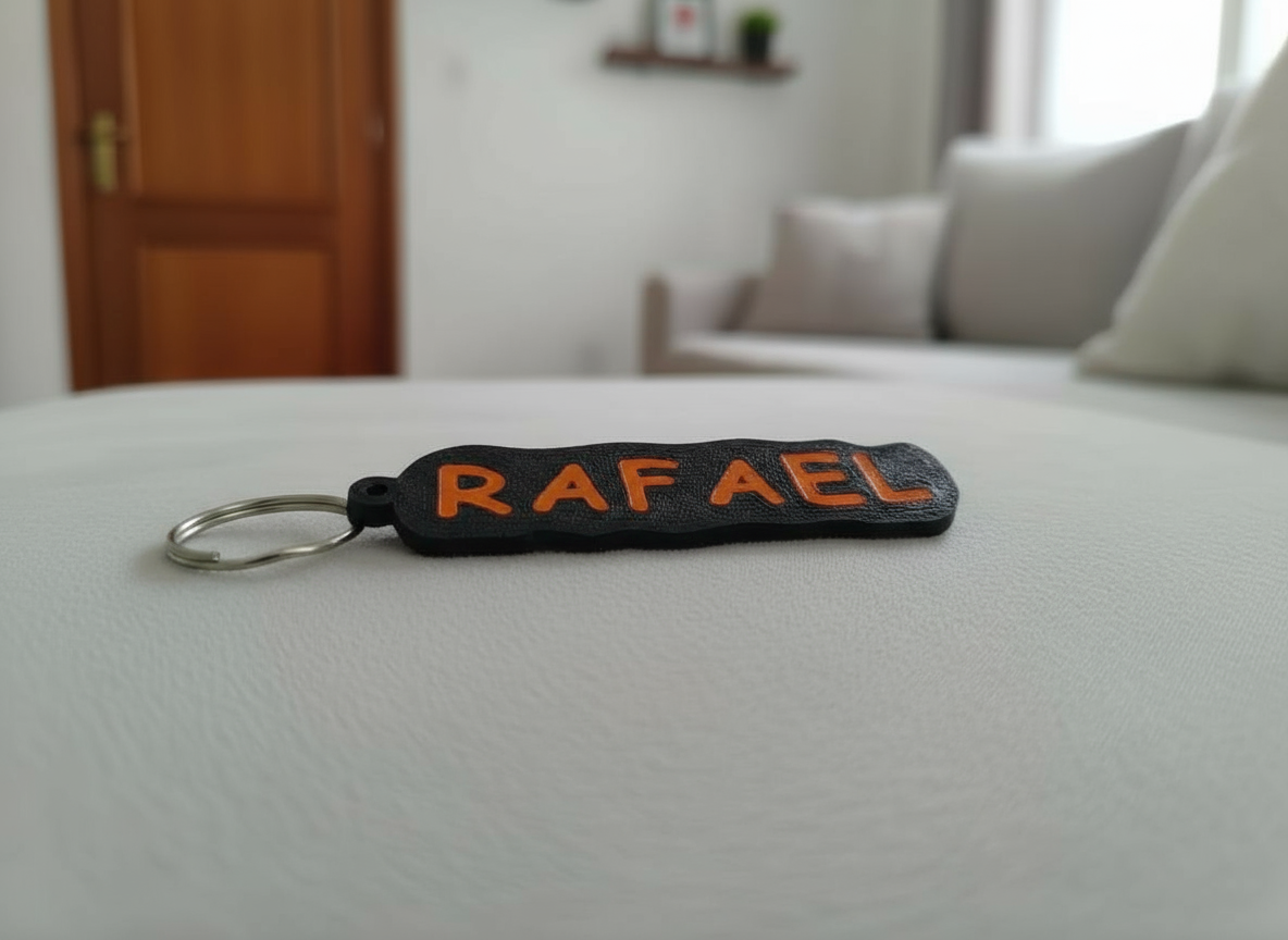 Porta-Chaves sem Relevo Personalizável