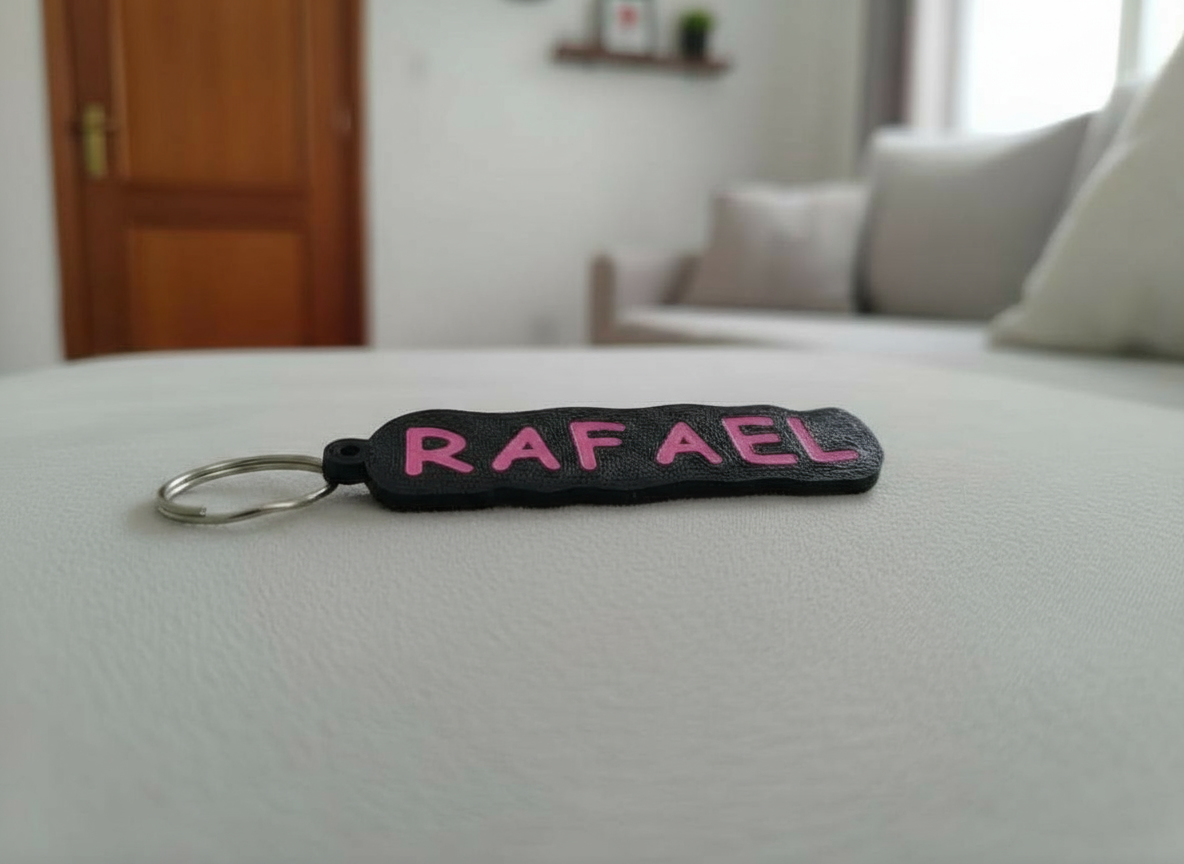 Porta-Chaves sem Relevo Personalizável