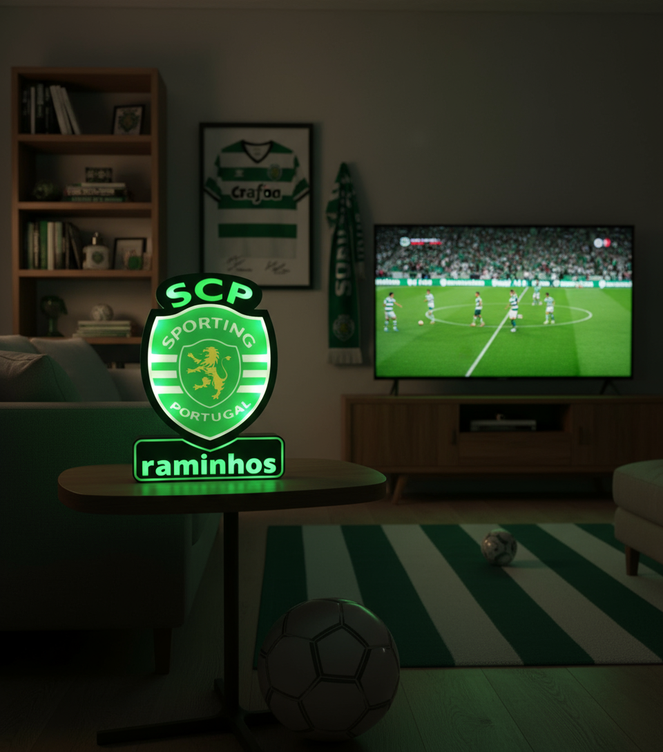 Luminária Sporting Personalizavel