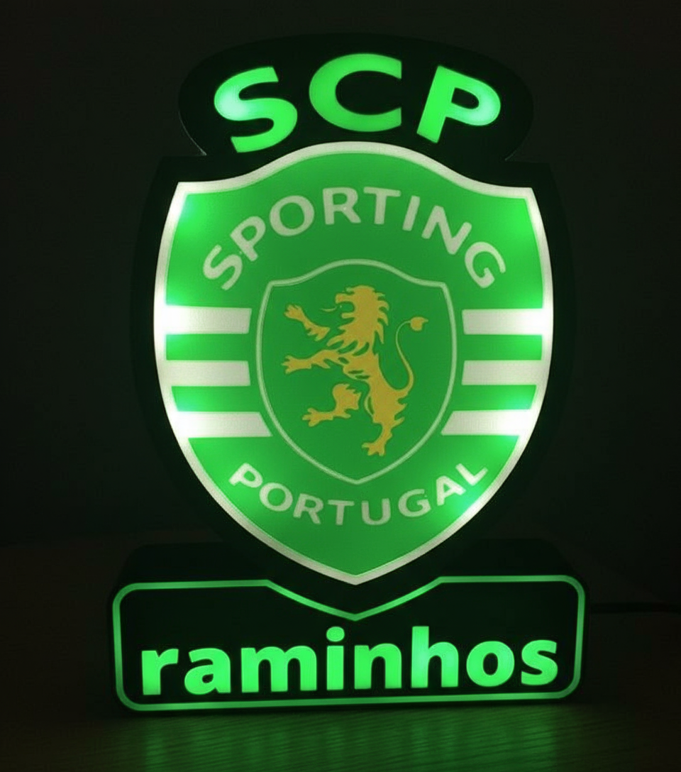 Luminária Sporting Personalizavel