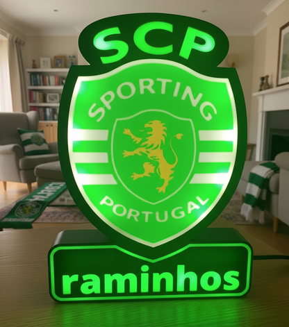 Luminária Sporting Personalizavel