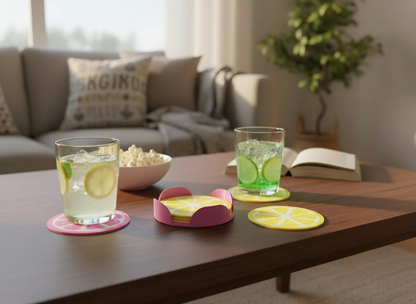 Base de Copos Limão (6 unidades)