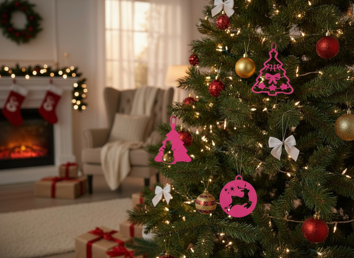 Pack 6 Ornamentos Cor Personalizada 3 x 2