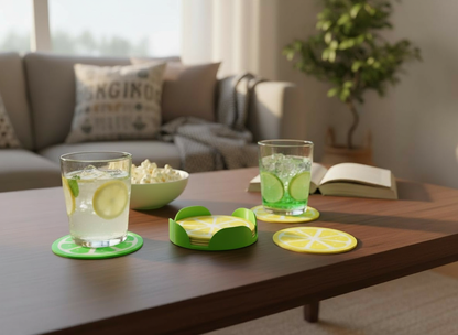 Base de Copos Limão (6 unidades)