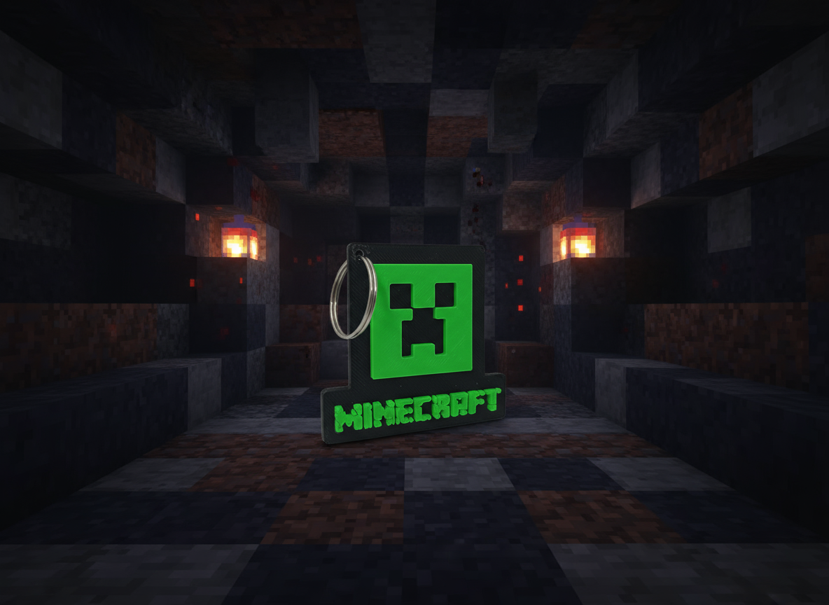 Porta-Chaves Minecraft Creeper