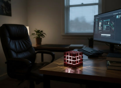 Cubo Luminoso Decorativo 3D