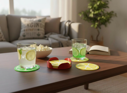 Base de Copos Limão (6 unidades)