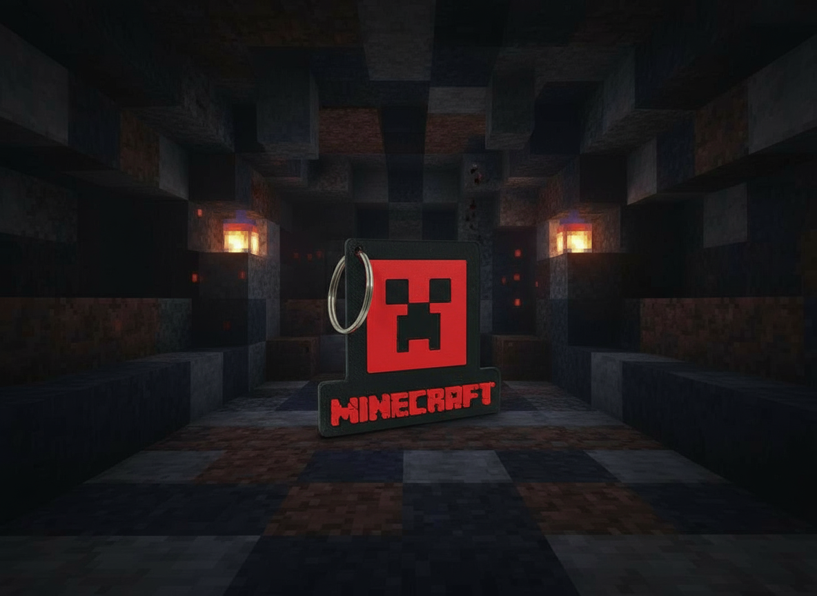 Porta-Chaves Minecraft Creeper